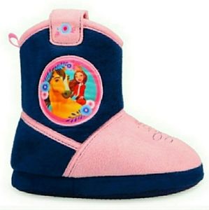 #482 Boots Girls Slippers 9 10 Spirit Riding Free Shoes